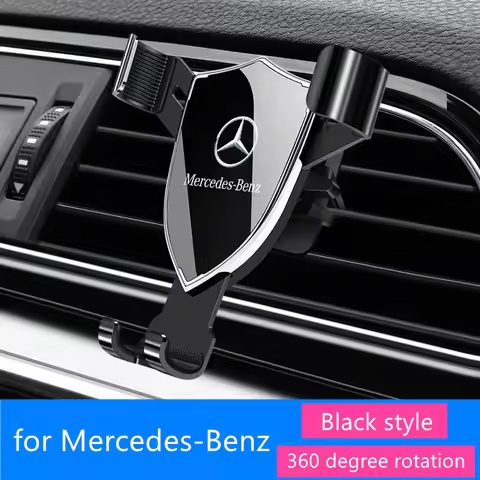 Car Phone Holder Air Vent Clip Gravity GPS Mount Stand For Mercedes Benz W203 W204 W205 CLK CLS GLA