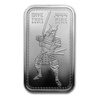 Samurai Warrior 1 oz .999 Silver Bar 1oz