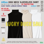 Airism High Neck Sleeveless Shirt Women's Undershirt Cuff UNIQLO Inner Airism Sleeveless Shirt