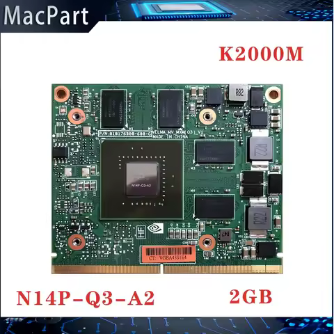 Quadro K2000 K2000M 2GB N14P-Q3-A2 Video Graphics Card With X-Bracket For Dell HP iMac A1311 2010 20