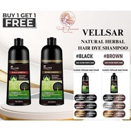 Vellsar Herbal Hair Dye Shampoo Hair Care Plant Extract Hair Dye Shampoo Organic Dye