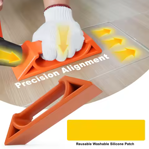 Floor Gap Fixer Tool Kit W/ 2 Wash Pads - Pro Repair, Prec Align: Laminate, Vinyl, Hardwood, LVP Loc