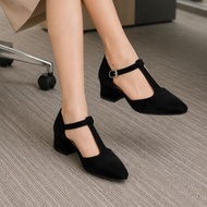 Abhia Pump Heels (IY-48) Tofu Heel Shoes Women's Heels Women's Work Shoes