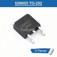 5pcs 52N055 TO-252 NP52N055SUG 58A/60V N-channel MOSFET Transistor New Original