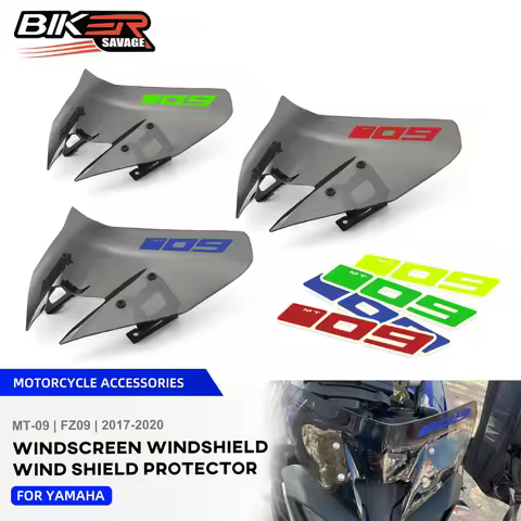 MT09 Windscreen Windshield For YAMAHA FZ09 MT-09 SP 2017-2020 MT FZ 09 Motorcycle Accessories Pare-B