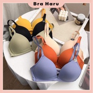 H31 Japanese Cotton Women's Bra, Rimless, Thin Breathable Pad, Size 34-36-38 - Genuine product - hig