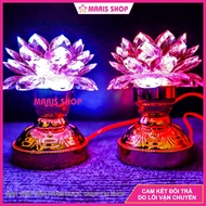 [Price One bag] Lotus Worship Light With LED Color Changing, Altar Lamp, Lotus Lamp, Buddha Altar Lamp [MR-SE1]