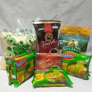 Paket Sembako Murah 5 - Beras, Gula, Kopi, Teh, Mie