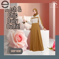 TEENAGE CLOTHES WOMEN'S GAMIS DAILY OUTFIT CASUAL ETHICA AYUMI 417 AMBER GOLD, FRESH, YOUNGER & STYL