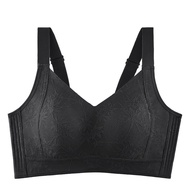 【MISUIY】【EADY STOCK】 Plus Size FELLO Women Lady Cup (CDE) Latex Back Buckle Support Non-Wired Sleep 