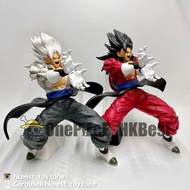 龍珠 Dragon Ball 悟空 超四紅毛悟空 異色超五白毛悟空 龜波氣功造型(26cm)