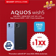 SHARP AQUOS wish5 Mobile Phone - Available in 5 Colours (Black/White/Blue/Green/Pink)