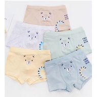 < Boys Underwear D2F] Cotton Boxer Bear Pure Briefs Middle Small Children