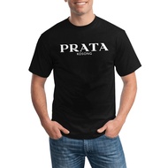 Prata Kosong Breathable Cotton Fashion Custom Round Neck Tee
