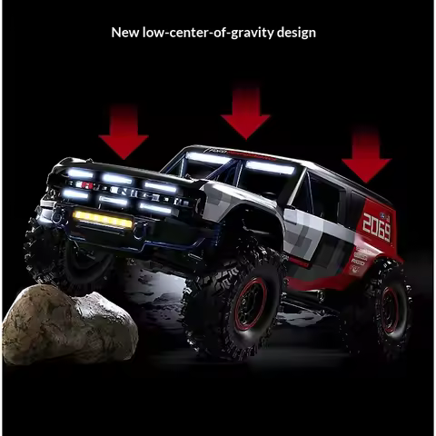 MJX H8P 1 8 Scale Rc Crawler 4Wd Brushless Rc Car Simulation Ford Bronco Off Road Truck Remote Contr