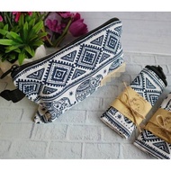 Elephant Pouch Wallet Souvenir Thailand Bangkok