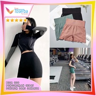 Celana Pendek Wanita High Waist Sport 6440 Pakaian Dalam Tinggi Wanita Ketat Olahraga Yoga Gym