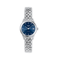 Longiness Watch Army Flag Series New Style Stainless Steel Automatic Mechanical Blue Dial Ladies Watch 26mm L4.274.4.92.6