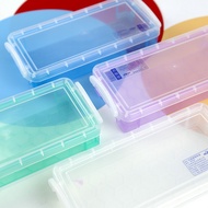 Transparent Pencil Case Multifunction Paintbrush Watercolor Marker Storage Box Case Stack Plastic Wa