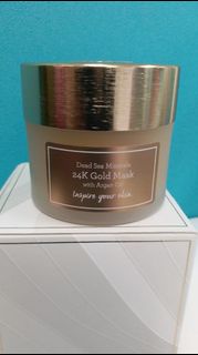 年尾優惠 $199  Laline 死海 24k 黃金面膜 24k deadsea gold mask 50g (外盒不完美，介意者勿購)