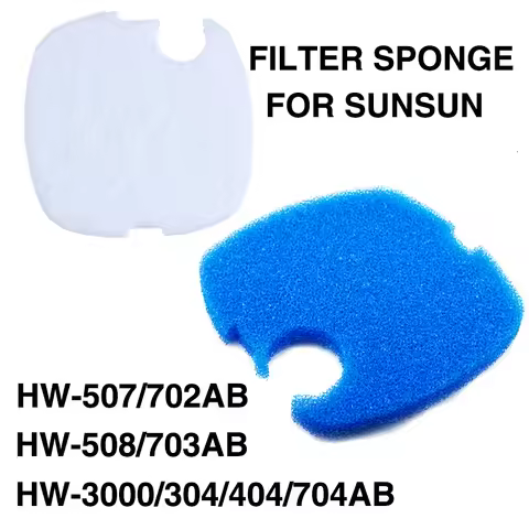 Filter Sponge Set Replace For Sunsun Aquarium External Canister Filter HW 507AB 702AB 508AB 703AB 30