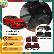 Honda City 2020-2021 (GN 2) 5D Carpet Car Mat Floor Mat OEM Carpet Car Floormat