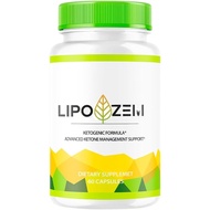 Lipo-zem Natural BHB Supplement for Energy and Vitality, Non-GMO, Gluten-Free, with Magnesium Calciu