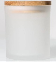 香薰蠟燭磨砂玻璃杯（不連木蓋）