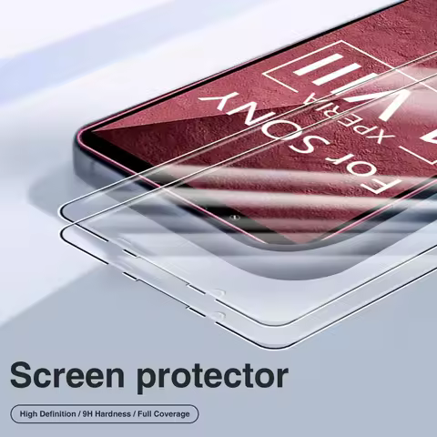 2PCS for SonyXperia1VIII Glass Case For Sony Xperia 1 VIII 5G 1 VII Tempered Protective films Xperia