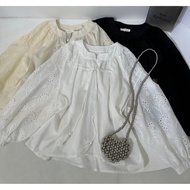 MT.MATINEE BASIC Label Cotton Shirt With Embroidered Sleeves Chest Size 44 Inches Length 23