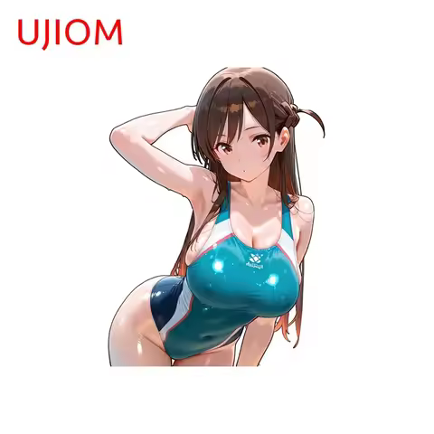 UJIOM Chizuru Mizuhara Anime Character Wall Sticker Occlusion Scratch PVC Decal Suitable For Wardrob