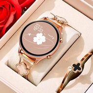 Item yang disyorkan ⭐   Jam Tangan Pintar Wanita Semanggi Empat Daun Telefon Bluetooth Pelbagai fung