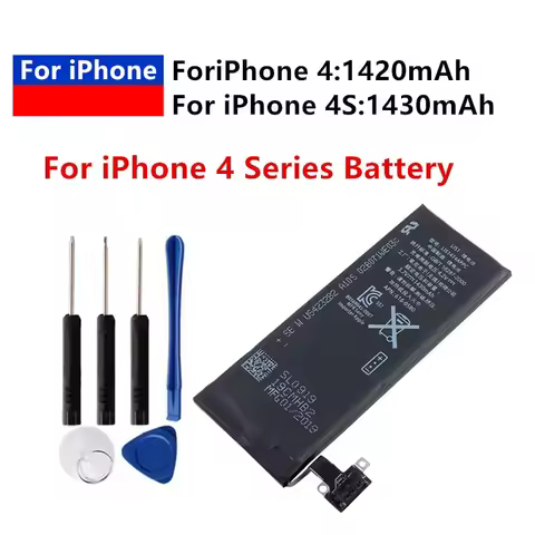 Replacement Battery For IPhone 4 / 4S Cellphone Battery +Free Tools