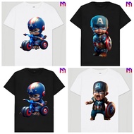 T-Shirt T Shirt Men Boys Girls Unisex Kids Adults Superhero Super Hero Marvel Dc Justice League Capt