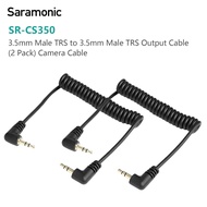 Saramonic 3.5mm Male TRS to 3.5mm Male TRS Output Cable (2 Pack) Camera Cable