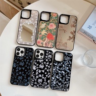 CASETiFY iPhone 15 14 Pro Max Museum Flowers Pattern Case for iPhone 13 12 Pro Max Hard PC Back Cove