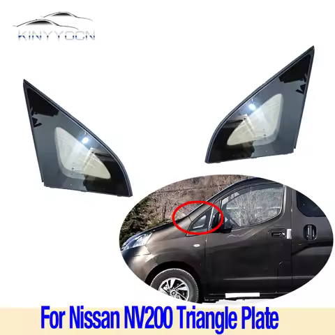 1PCS For Nissan NV200 Rear Window Glass Triangle Plate Garnish Cover Panel Side Mirror Trim Exterior
