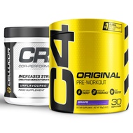 Cellucor Pre Workout & Creatine Bundle, C4 Original Pre Workout Powder, Grape, 30 Servings + Cor Per