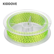 KIDDOVE 2PCS Fly Fishing Line, Abrasion Resistant Multicolor Fly Fishing Backing Line, Durable 8 Str