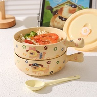 Handle Bowl Bibimbap Bowl Salad Bowl Ceramic