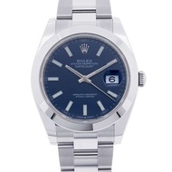 Rolex Datejust 41 Random Serial Roulette 126300 ROLEX 手錶 藍色 錶盤