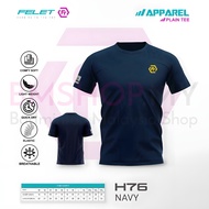 FELET Shirt Round Neck H76 Silicone 3D Logo (6 COLORS)