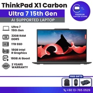 Lenovo X1 Carbon Gen 13 Aura Edition Ultra 7 15th Gen 14" FHD 32GB DDR5 8400Mhz 1TB SSD / 18GB Ai Co