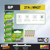 12V GP High Voltage Alkaline Battery 27A MN27 Long Lasting High Perfomance / Bateri Alkali