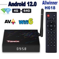 Vhsi Tanix TX68ทีวี12 Allwinner H618 2GB 4GB 16GB 32GB 64GB 3D AV1 BT 2.4G & 5G Wifi 4K HDR สมาร์ทสื