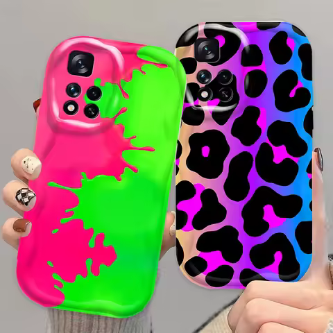 Zebra Print Leopard Print Colorful For Xiaomi Redmi Note 13 12 12S 11S 11 10 9 8 10A 9C 9T Pro Plus 