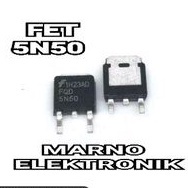 TR FET 5N50 TRANSISTOR MOSFET 5N50 SMD ORIGINAL ORIGINAL