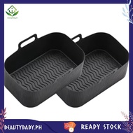 [beautybaby.ph] Silicone Pot Air Fryer Liners Air Fryer Bakeware