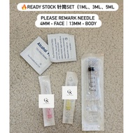 Ready Stock🔥针筒set 1ml , 3ml , 5ml empty syringe (training / lab use)