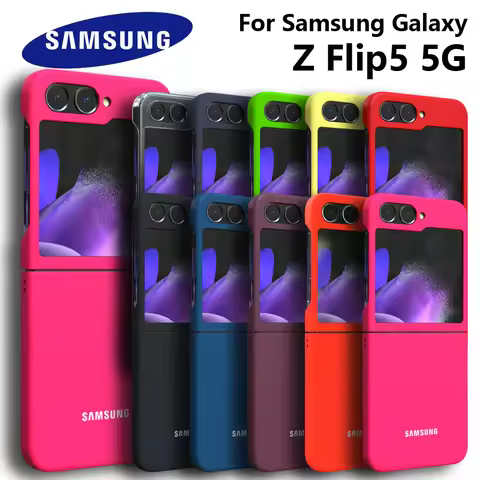 For Samsung Galaxy Z Flip5 5G Case Silky PC Cover Soft-Touch Back Protective Housing For ZFLIP5 Z FL